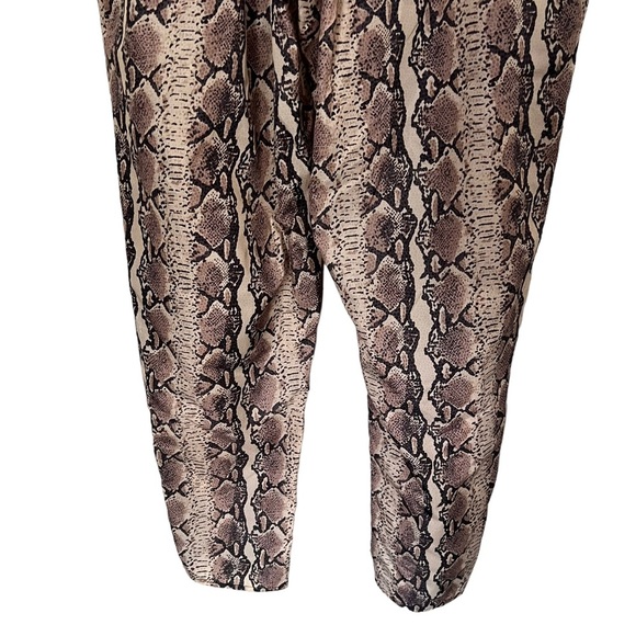 LPA Halden Nylon Pant in Tan Snake Color:Tan Snake Large - Picture 11 of 14